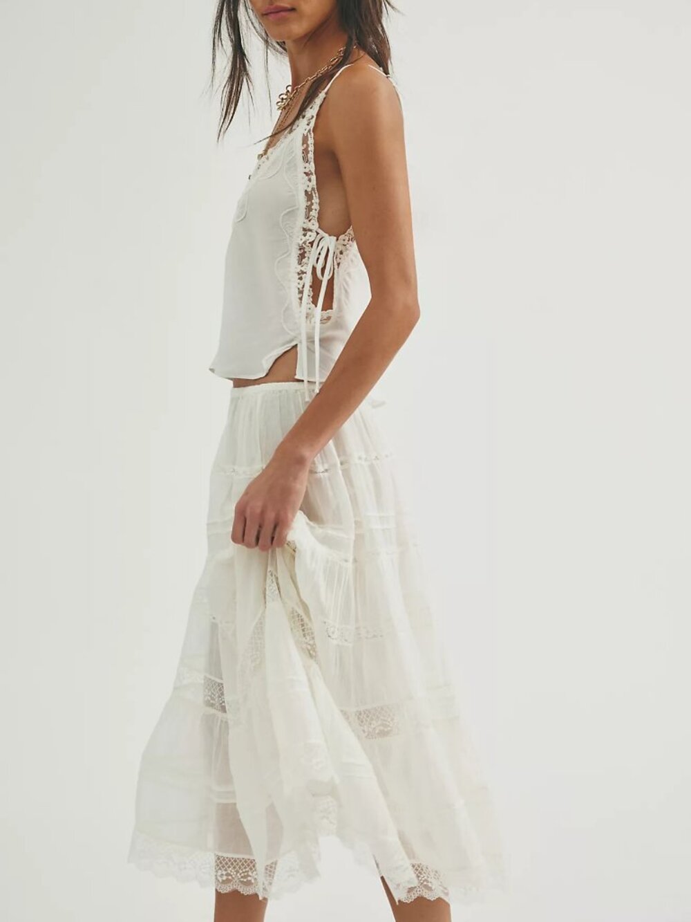 FP One Lily Lace Midi Skirt - Picture 5 of 12